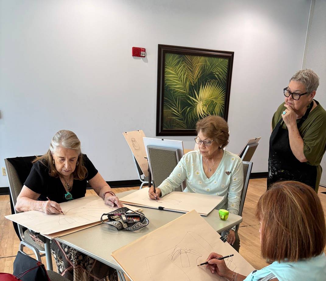 Drawing Class for Seniors with Toa Castellanos banner